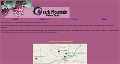 Desktop Screenshot of ozarkmountainwinetrail.org