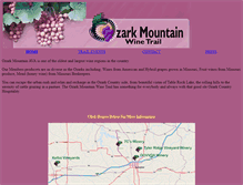 Tablet Screenshot of ozarkmountainwinetrail.org
